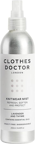 Knitwear Mist Lavender and Thyme | Hated By Moths, Refresh, Scent & Soften| Spray onto Wool Cashmere Mohair Angora & Mixed Yarn Knitwear | Natural Ingredients Vegan Biodegradable Made in Britain