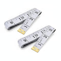 Double Sided Tape Measure (2 Pack) Perfect to Body Measuring, Sewing/Tailors Tape, Durable Flexible Fibre Glass Material, 60 Inches / 150cm - 2 Pack
