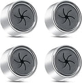 Alyvisun 4Pcs Self Adhesive Tea Towel Holders, Strong Grip Towel Hooks Stick on Wall, Push in Suction Tea Towel Holders for Kitchens and Bathroom, No Drilling