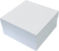 White Cake Boxes - 10 Inch square with lid (Pack of 10)
