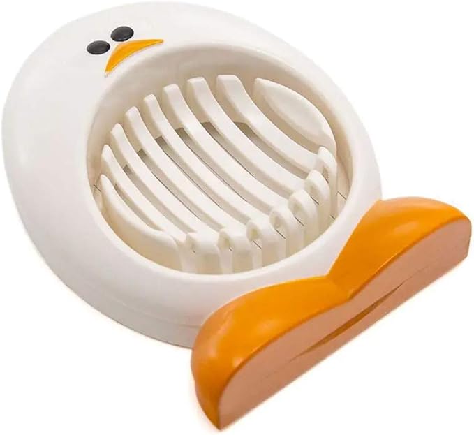 Joie Wedgey Egg Slicer, Easy Egg Preperation for Appetizers and Salads, Great for Soft Fruits and Vegetables, Hand Wash, White