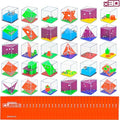 BONNYCO Challenge Cubes Party Bag Fillers for Kids Unisex Pack 30, Kids' Party Favours Toys. End of Year Gifts for Children, Pinata Filler Boys and Girls. Return Gifts Birthday, Mini Games Prizes