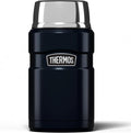 Thermos Stainless King Food Flask, 710ml Capacity - Sleek Multi- Purpose Flask for Daily Food Prep - Durable Stainless Steel with Midnight Blue Finish - Ideal for On-the-Go Meals & Drinks