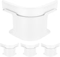4 Pcs Bed Sheet Holder with Lock Strips, Bedsheet Locks Clips, Removable Heavy Duty Fitted Sheet Locks Corner Fasteners Holders Fixing Straps to Keep Bedding Mattress Blankets Firm & Tight(White)