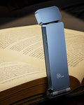 86lux Book Light, Rechargeable Clip-On LED Reading Light for Bed & Night Use - 3 Color Temperatures with Stepless Dimming, Ultralight Bookmark Design for Kids, Book Lovers, Blue[Energy Class A]