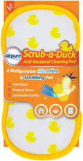 Scrub-a-Duck Anti-Bacterial Cleaning Pad | Multipurpose Microfibre & Scrubbing Pad Sponge | Dual Sided For Home, Kitchen, Bathroom | Reusable | Non Scratch