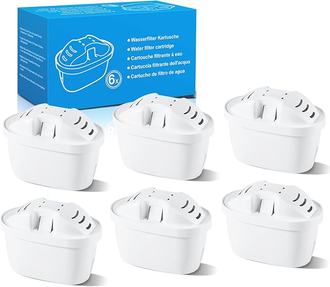 Water Filter Cartridges (2025 New), Replacement Compatible with Brita® Maxtra+® Plus & Maxtra Pro All-in-1, Fits Brita Marella Jug & Kettle, Reduces Impurities, Chlorine, PFAS