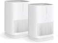 Medify MA-14 Air Purifier with True HEPA H13 Filter | 470 ft² per Hour for Smoke, Odors, Pollen, Pets | 99.9% Removal to 0.1 Microns | White, 2-Pack