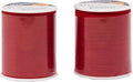 Korbond 320m Sewing Thread –2 x 160m Spools - Atom Red - Polyester – Hand and Machine Sewing