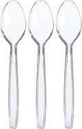 100 Biodegradable Spoons | Reusable Spoons for Indoor and Outdoor Parties