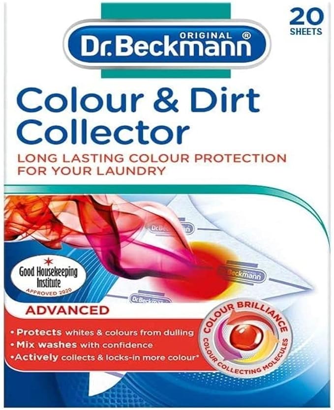Dr. Beckmann Colour Collector 3in1 | colour collecting sheets for ultimate protection | now with EXTRA COLOUR & FIBRE CARE | xxx sheets