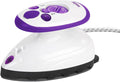 ANSIO Travel Iron Quilting Mini Steam Craft Iron with Ceramic Soleplate | Small Compact Travel Steamer - Perfect for Travel, Quilting & Sewing - Purple/White