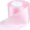 Light Pink Satin Ribbon 50mm Wide 5 Meter for Gifts Wrap, Sew, Party, Favours, Decorations, Easter, Christmas, Events, Dress, Bows Wedding, DIY, Cars, Hair and Much More