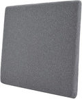 Amazon Basics Memory Foam Seat Cushion - Gray, Square, 37.6 x 38 cm