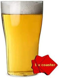 Set of 6 Unbreakable Polycarbonate Plastic Pint Glasses. Capacity (1 pint / 568ml / 20oz). Ideal for bbq's, camping, glamping, boats and general use.. Dishwasher safe.