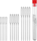 NUTTDOO Large Eye Blunt Needles,15 PCS Hand Sewing Needles Yarn Knitting Needles,3 Sizes.