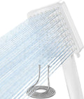 VOXON Shower Head and Hose Set, High Pressure Shower Heads with 6 Spray Modes, Power Water Saving ShowerHead, Square Shower Head, Handheld Large Rain Shower Heads for Electric Shower, White
