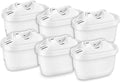 6 Pack of Water Filter Cartridges -Filter Cartridges Compatible with Brita Maxtra+, Brita Style, Merella Cool, Mavea Elemaris XL,Flow Water Tank