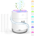 SZO Upgraded 500ML Humidifier for Bedroom with Night Light, Portable Humidifiers for Home and Plants, Humidifiers for Baby, Quiet Operation, Auto-Off, for Baby Room, Home, Office and Plants