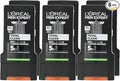 L'Oréal Paris Men Expert Total Clean 5-in-1 [Body, Face, Hair, Shave & Moisturise] Carbon Shower Gel, Tackling all Impurities with A Fresh & Clean Scent, 6 x 300ml