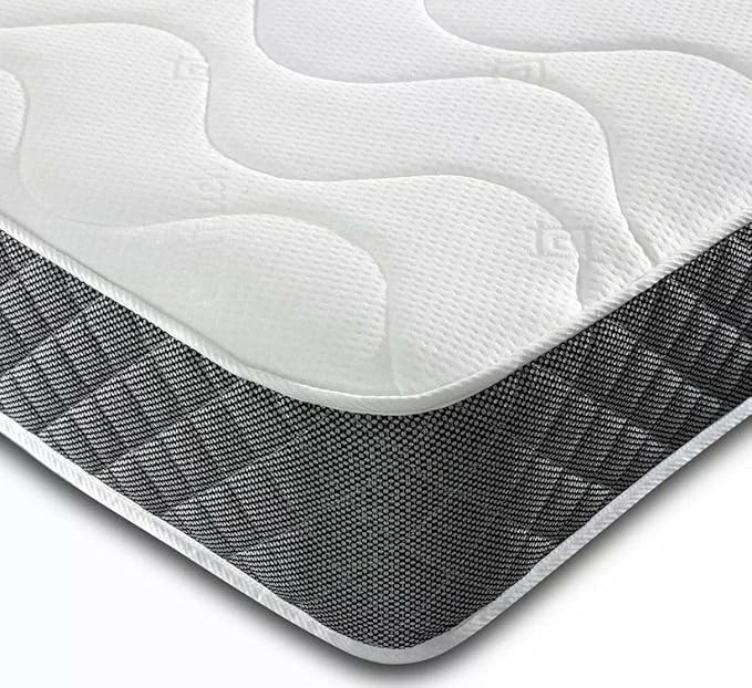 Wilson Beds - 3ft Single Mattress Approx 6.5 Inch Deep Soft Feel Memory Foam and Spring Mattress (3ft x 6ft3) (Single)