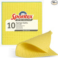 Spontex Specialist Sponge Cloths | Super Absorbent Dish Cloths for Professional Cleaning | 100% PEFC Certified Wood Pulp | 10 Pack