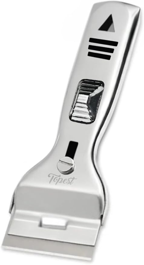 Oven & Hob Cleaning Tool Non-Scratch - Multi-purpose Cleaner - Removes Burnt-on Food, Grease & Grime, Paint stains, Stickers Etc.