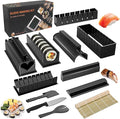 Sushi Making Kit Sushi Maker 12 Pcs Plastic Premium Set Sushi Tool Set Sushi Rice Roll Mold Shapes, DIY Sushi Roller Tool for Home Beginners