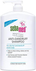 Sebamed Anti-Dandruff Shampoo | 1L Pump Bottle | Reduces Dandruff | Relieves Irritation, Dry Scalp & Itching