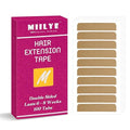 MIILYE Hair Extension Replacement Tape 100 Tabs, Double Sided, 6+ Weeks Hold Time, No Residue, Tape-ins-Extension Reinstallation