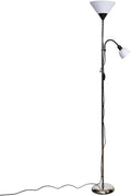 MiniSun | Modern Black Brushed 2 Way Mother/Father and Child Floor Lamp | Floor Lamps & Torchieres, Home Décor & Improvement Essential | Includes LED Bulbs[Energy Class E]