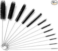 24 cm Long Bottle Brushes For Cleaning Small Pipe Cleaner Brush Reusable Straw Cleaner Brush Set