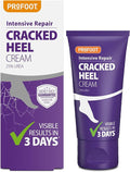 Profoot Cracked Heel Cream - Intensive Repair for Heels and Feet - Moisturising Treatment Cream for Dry Skin - High Urea Content - 60ml Exfoliating Cream