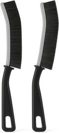Crevice Cleaning Brush Pack of 2 Hard Bristle Gap Brushes for Household Use Grout Cleaner Small Hard-Bristled Tools for Home, Kitchen, Bathrooms, Tiles, Window Grooves