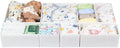 Drawer Organizer Clothes-Dresser Organizer for Nursery-Compatible Baby Clothes Organizer and Storage & General Nursery Organization or Dresser Drawer Organizer Foldable Bins Weiß