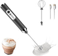 Milk Frother Coffee USB Rechargeable Handheld Milk Frother 1 Milk Frother 1 Whisk for Cappuccino, Hot Chocolate, Coffee, Latte