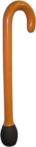 Old Man Inflatable Blow Up Walking Stick For Adults, Great Present For 50th & 60th Birthday Gifts For Men, Use at Parties, Fancy Dress, Brown 90cm High