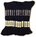 Pack of 12 Black Premium Embroidery Threads | 100% Egyptian Cotton Premium Skeins | Cross Stitch Embroidery Floss | Oeko TEX Certified Stranded Cotton | Ideal for Arts & Crafts (Black-12)