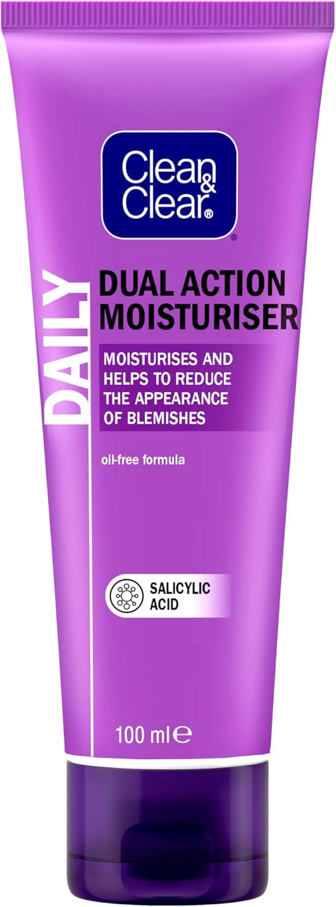 Clean & Clear Dual Action Moisturiser, 100ml
