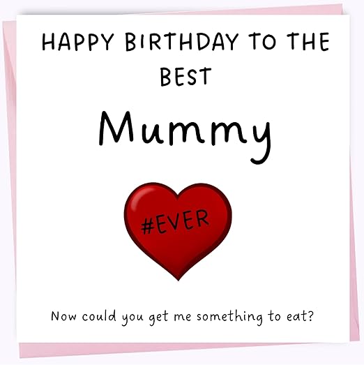 Birthday Card – Best Mummy Ever – From Daughter & Son, Happy Birthday Mummy, 150mm x 150mm