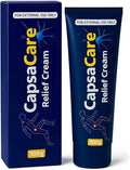 Capsacare Neu - ropathy Relief Cream | Pain Relief Cream with Cap - saicin, Arnica, Men - thol | Relieve Discomfort in Muscles and Joints | Pain Relief for Feet, Hand, Leg, and Waist 100g, Non-Greasy