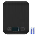 Kitchen Scale, 11 lb Digital Food Scales with Batteries, 5 Units with Tare Function, Touch Button, Backlit LCD Display