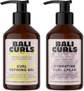 Bali Curls Curl Defining Set - Hydrating Curl Cream & Defining Gel (150 ml Each) - For Smooth, Defined Hair - Moisture, Definition & Hold without Gluing