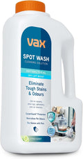 Vax SpotWash Antibacterial 1L Spot Cleaning Solution, Upholstery Carpet Stain Remover Shampoo, Citrus Burst Scent, Removes 99% of Bacteria, Breaks Down and Lifts Tough Stains, ‎1-9-143107, White