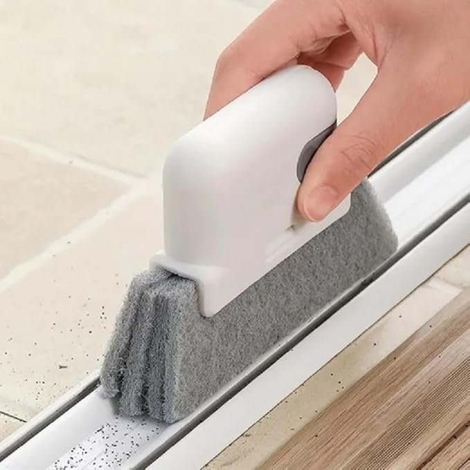 Advanced Window Track Cleaner and Brush - Removes Water Stains, Dirt and Grime for Sparkling Homes and Kitchens