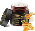 Beef Tallow Skin Care 120G - 100% Grass Fed Tallow Face Cream Nourishing for Face & Body Care, Oil-Free & Unscented, For All Skin Gluten Free, Glass Jar