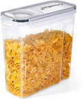 Cereal Storage Containers 4L Food Grade and BPA Free Sets with Lids Kitchen Storage & Organisation Food Containers Large Kitchen Organiser for Cornflakes (Single Unit)