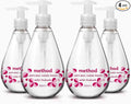 Method Antibacterial Hand Wash, Hand Soap, Gentle Hand Cleansing, Fresh Wild Rhubarb Scent, Pack of 4, 4 x 350 ml