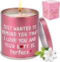 Valentines Funny Gifts for Her Women,9oz Funny Scented Candles, Valentines Day Gifts for Girlfriend Women,Anniversary Presents for Her Wife on Birthday Christmas[Energy Class A+++]