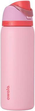Owala FreeSip Insulated Stainless Steel Water Bottle with Straw for Sports and Travel, Leak Proof, BPA-Free, 945ml, Angel Food Cake